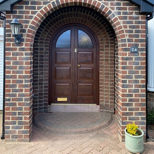 Arched Front External Wood Door Arched Front External Wood Door